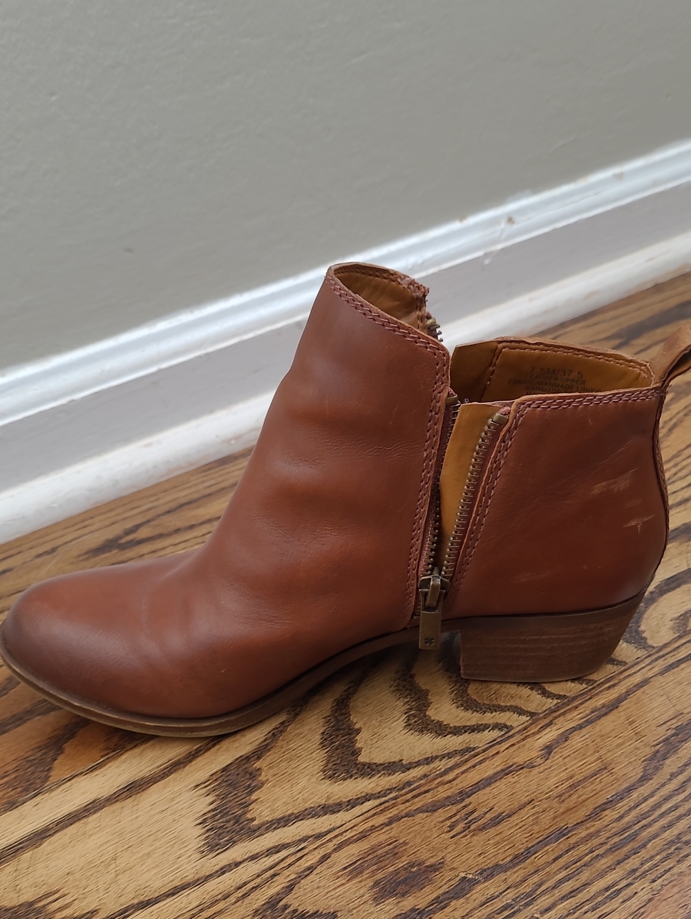 Lucky Brand Leather Ankle Bootie - Basel - Picture 9 of 12